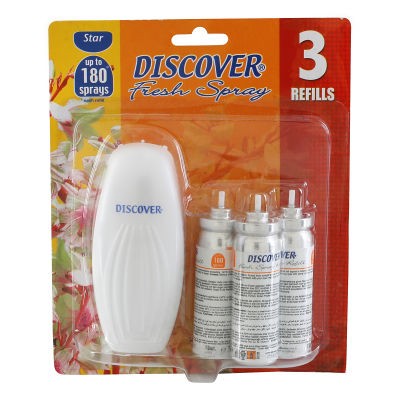 Discover Fresh Spray Set STAR 3 YEDEKLİ Discover Fresh Spray Set STAR 3 YEDEKLİ