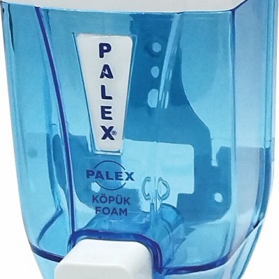 Palex Standart Köpük Sabun Dispenseri 1000 cc Şeffaf Mavi