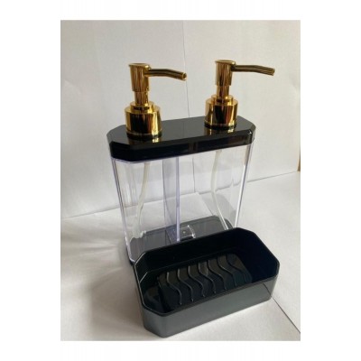 Beyaz Twın Gold Pompa 3 In 1 Deterjanlık Sabunluk Ve Süngerlik Beyaz Twın Gold Pompa 3 In 1 Deterjanlık Sabunluk Ve Süngerlik