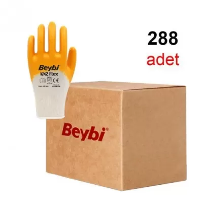 Beybi Kn2 Flex Pamuk Nitril İşçi Eldiveni  1 KOLİ 288 Çift Beybi Kn2 Flex Pamuk Nitril İşçi Eldiveni  1 KOLİ 288 Çift
