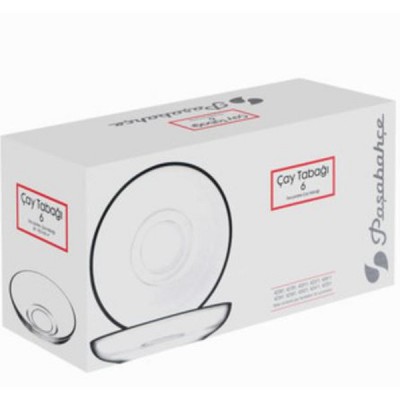 Paşabahçe Çay Tabağı 101 mm 6'lı Paket Paşabahçe Çay Tabağı 101 mm 6'lı Paket