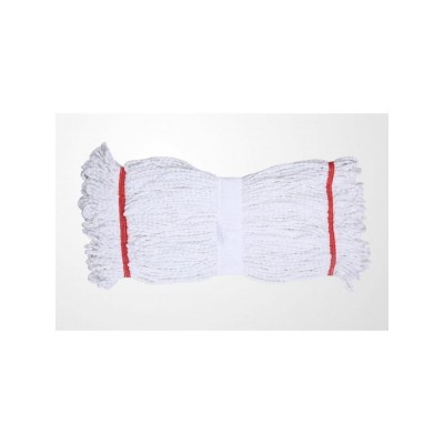 Pamuklu Dar Islak Mop İpi 20 Adet Beyaz