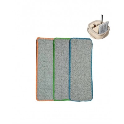 Spin Mop (3 ADET) Mikrofiber Tablet Mop Bezi Spin Mop (3 ADET) Mikrofiber Tablet Mop Bezi