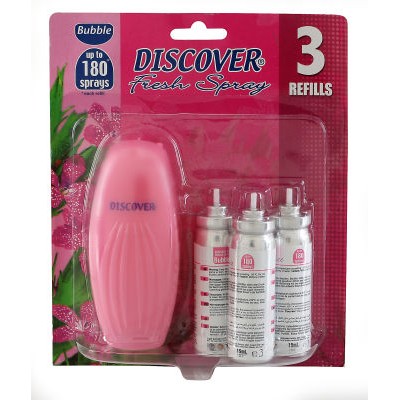 Discover Fresh Spray Set BUBBLE 3 YEDEKLİ Discover Fresh Spray Set BUBBLE 3 YEDEKLİ